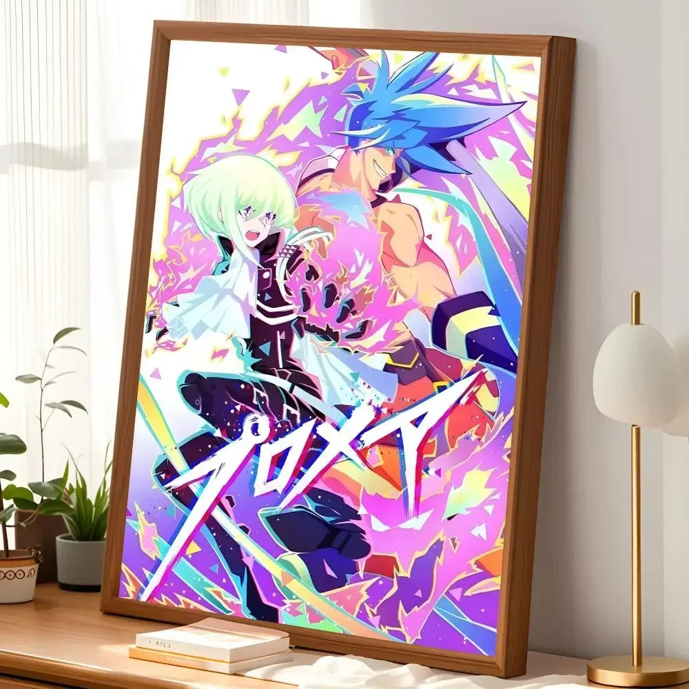 Promare Anime Self-Stick HD PVC Wall Poster – Waterproof Art
