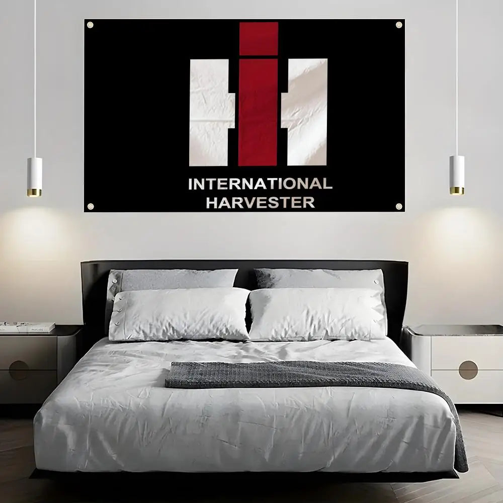 International Harvester Flag – Indoor & Outdoor Wall Banner Decor