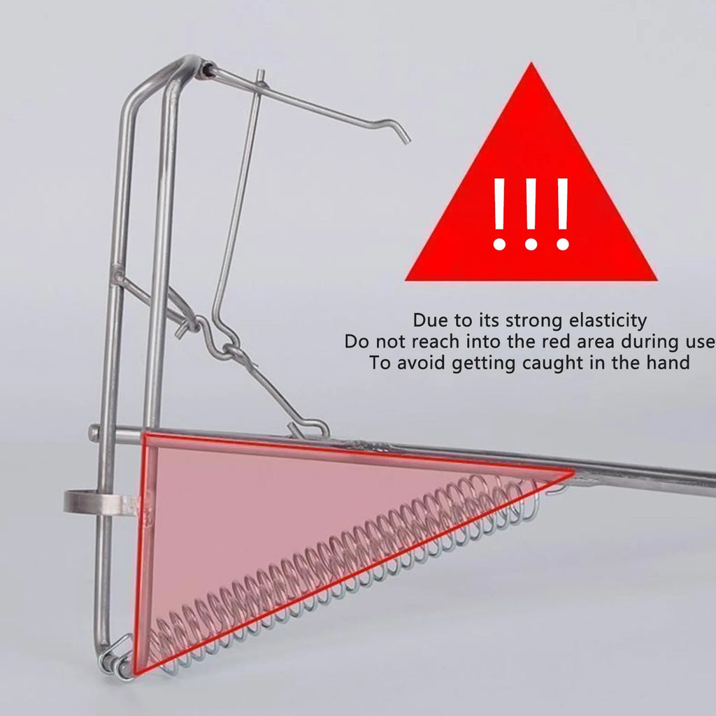 Automatic Spring Fishing Rod Holder | Stainless Steel Universal