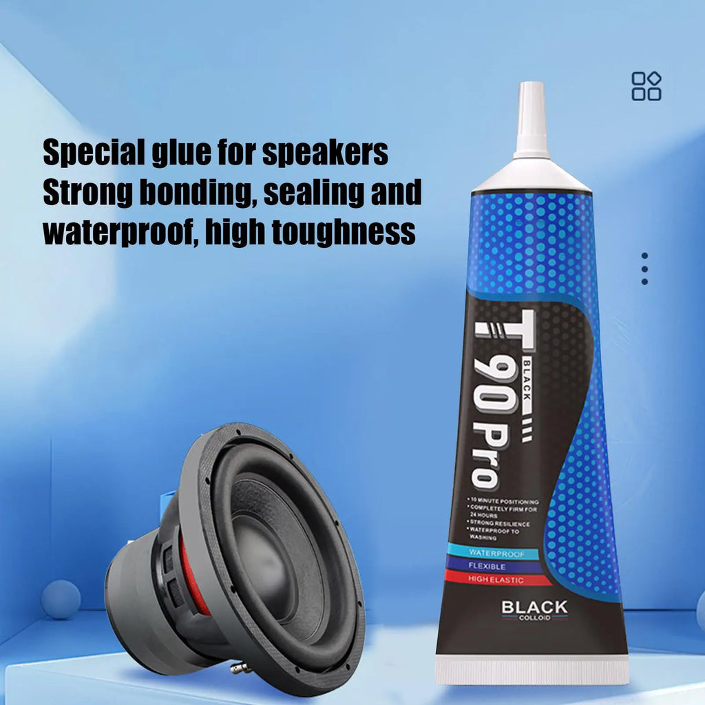 Speaker Repair Glue | Strong Black Adhesive – 18ml/55ml/115ml