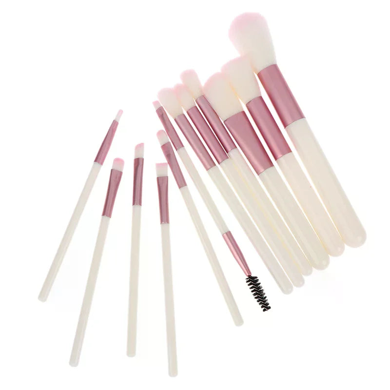 14-Piece Synthetic Makeup Brush Set – Foundation, Blush & More