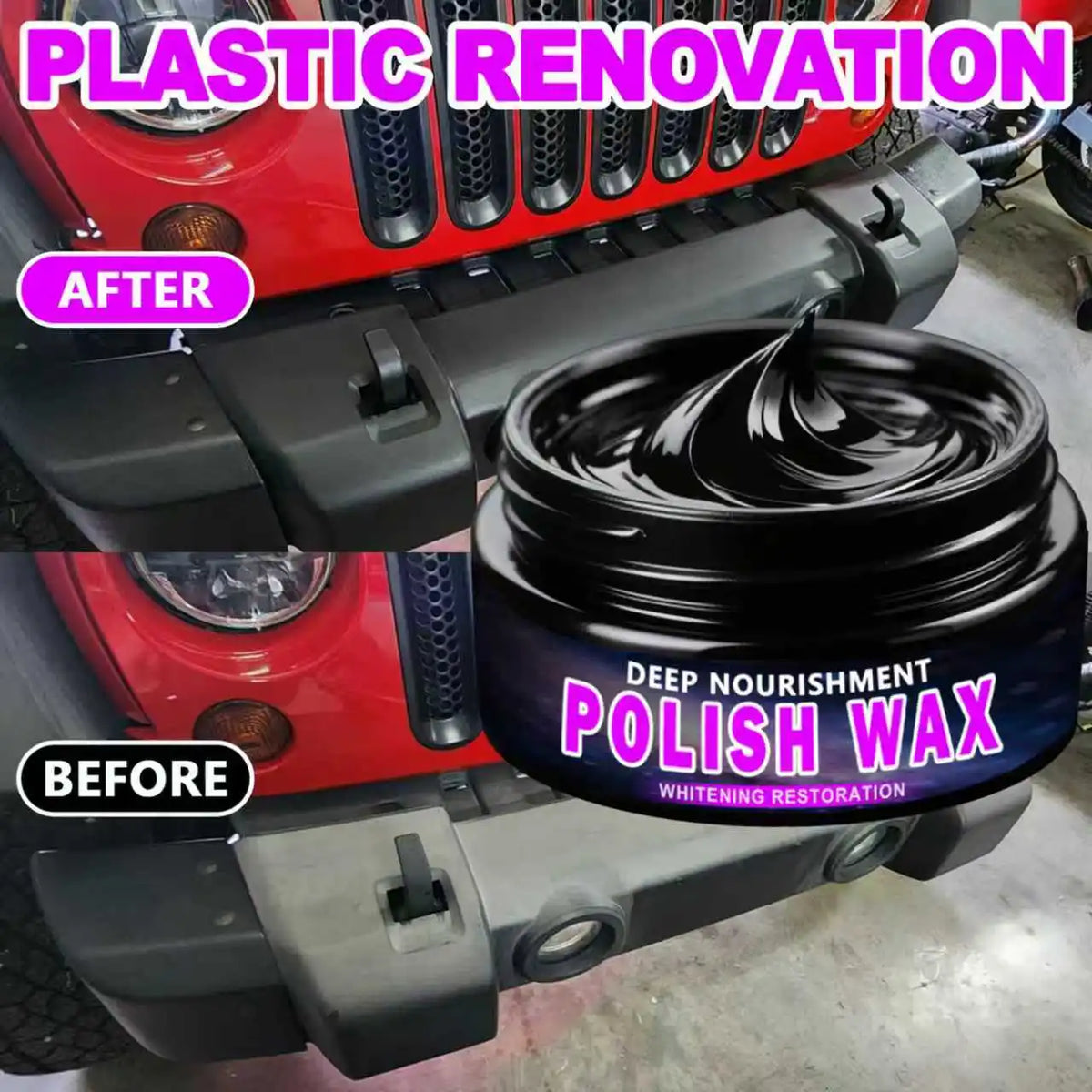 Leather & Plastic Repair Polishing Wax | Car Interior Care
