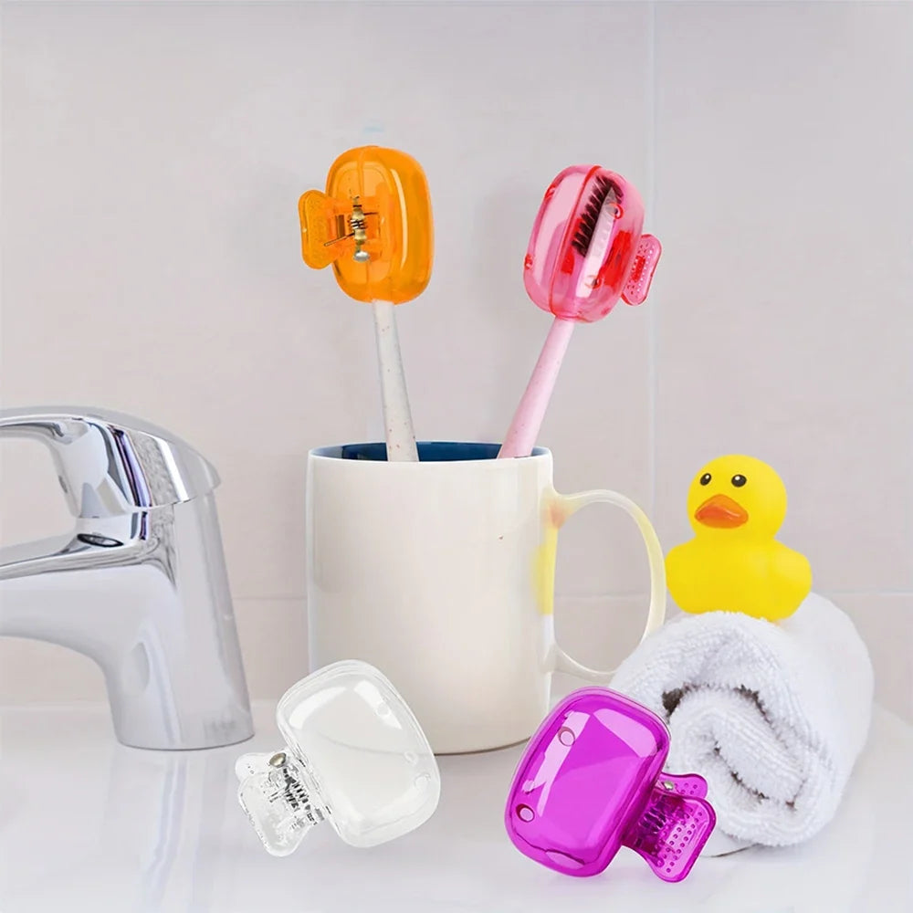 Portable Toothbrush Cover Clip | Travel Toothbrush Case