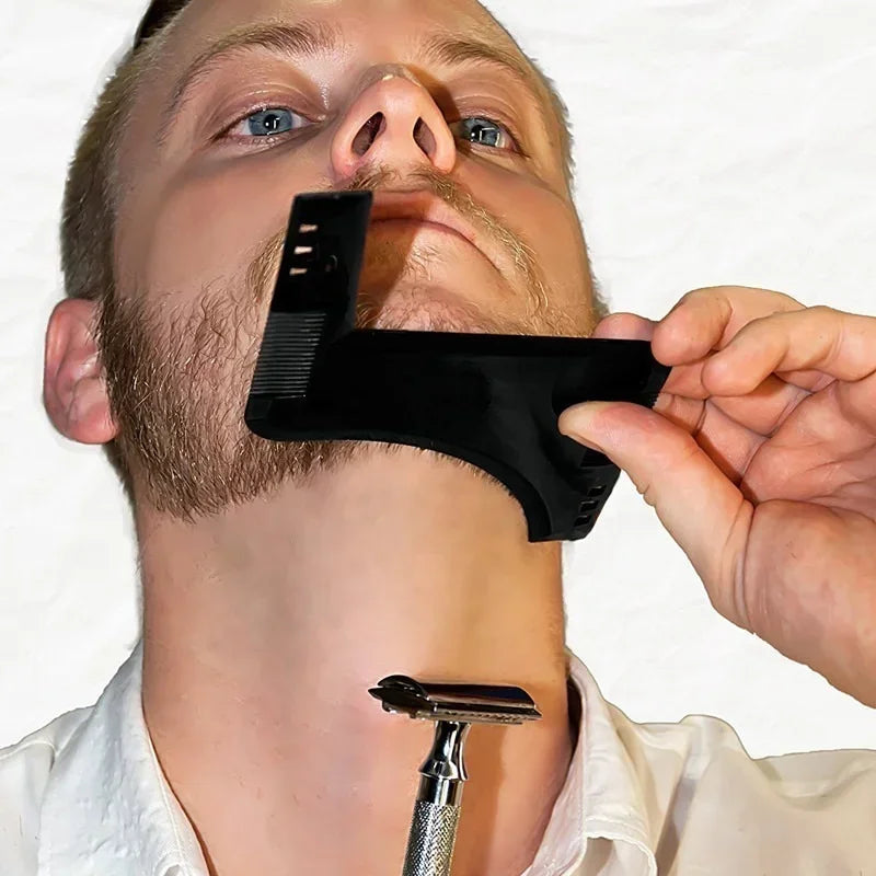 5-Piece Beard Shaping Template Comb Set | Men's Grooming