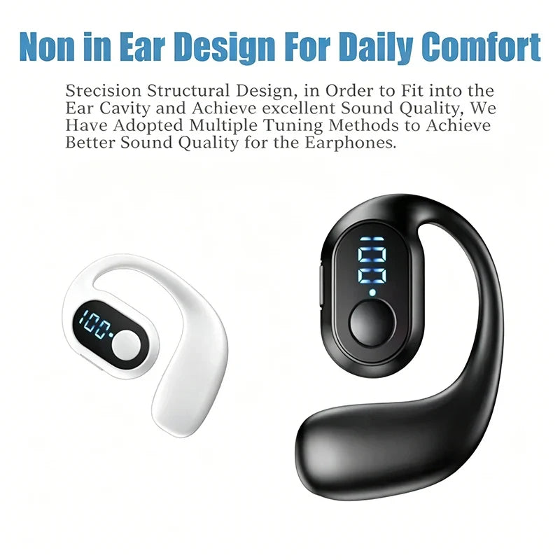Q7 OWS Bluetooth Ear Hook Wireless Earphone – Single Ear