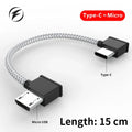 Nylon Braided USB-C Cable for DJI Mavic 3, Air 2, Air 2S & Mini 2