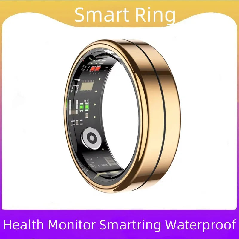R04 Smart Ring Men Women Health Sleep Monitor 5ATM Waterproof Fitness