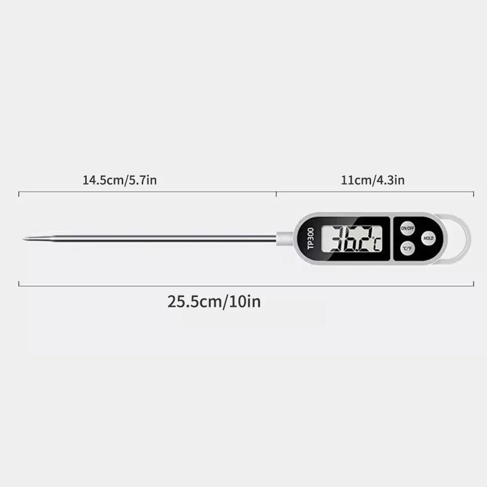 Stainless Steel Probe Cooking Food Barbecue Stove Water Milk Oil