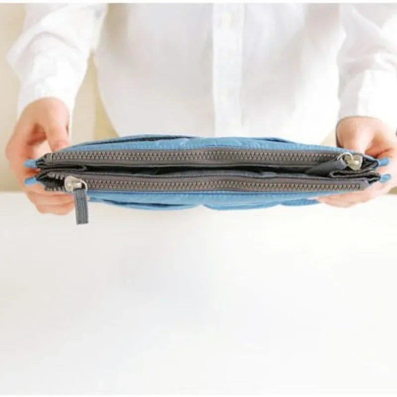 Large Capacity Makeup Bag & Toiletry Organizer | Double Zipper