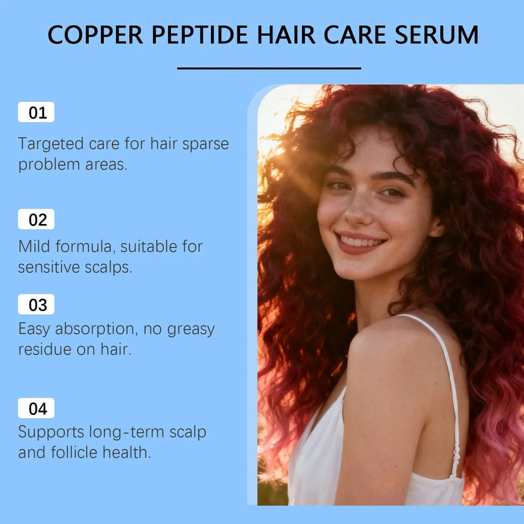 Copper Peptide Hair Growth Serum | Regrowth & Thickening 30ml