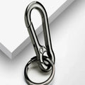 Stainless Steel Gourd Carabiner Keychain – Belt Clip Anti-Lost