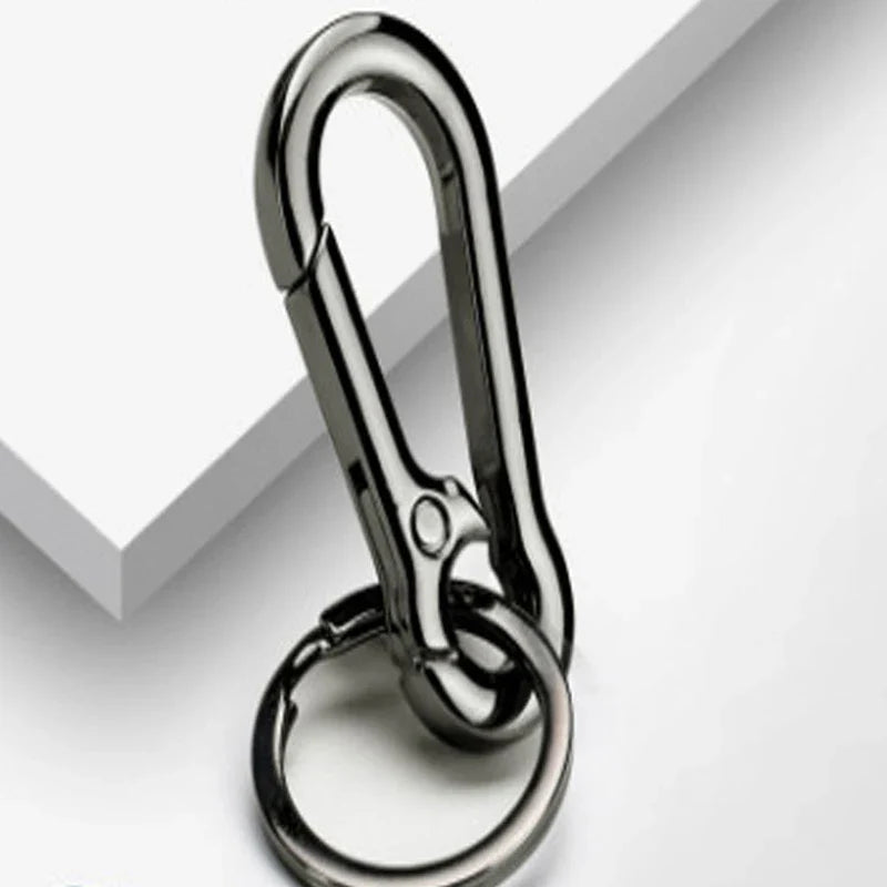 Stainless Steel Gourd Carabiner Keychain – Belt Clip Anti-Lost