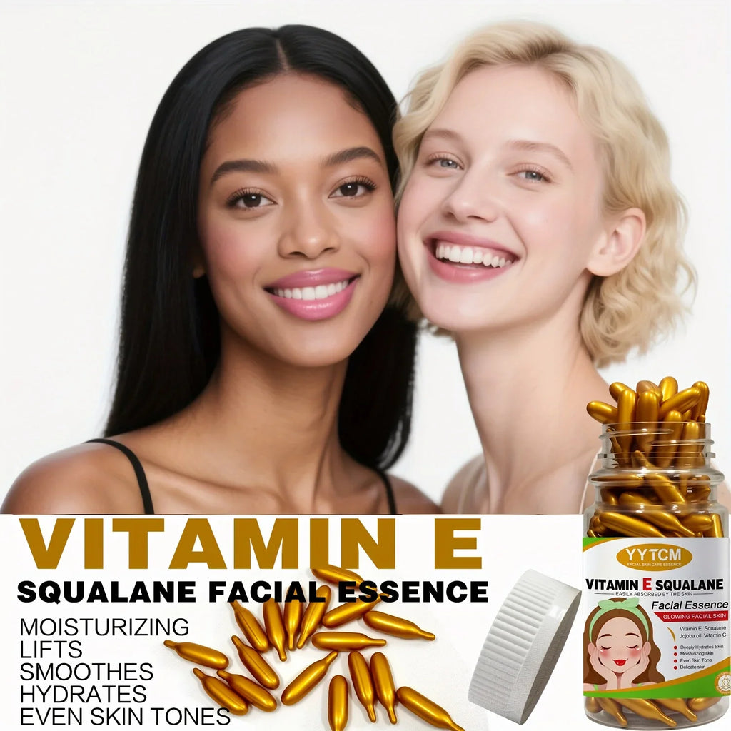 Vitamin E Capsule Essence – Deep Moisturizing & Brightening | 90ct