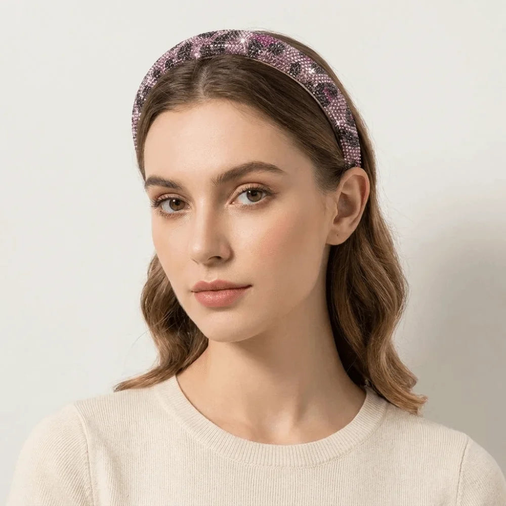 Sparkly Rhinestone Headband – Baroque Wide Hairband for Women