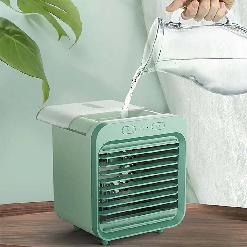 Portable Desktop Evaporative Air Cooler USB Fan & Humidifier