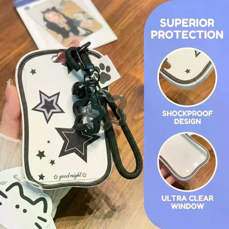 Waterproof Student ID Card Holder – School Bus & Badge Cover