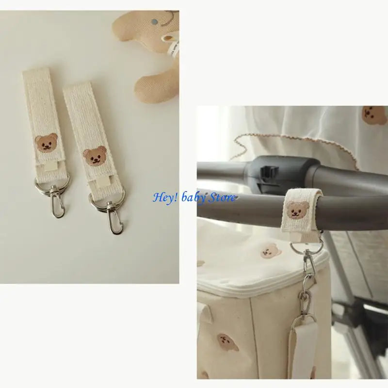 2-Pack Baby Stroller Hooks – Pram Bag Hanging Clips