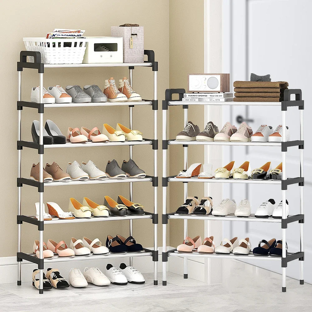 3-7Floor Simple Shoe Rack Multi Layer Dustproof Household Doorstep