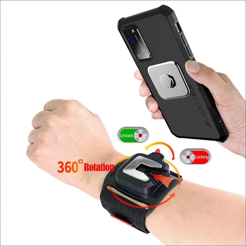 360 Rotatable Cell Phone Armband Run Sport Bag Mobile Sports Holder