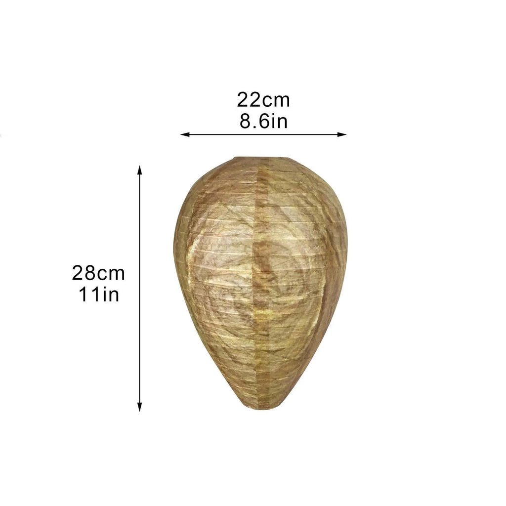 Hanging Wasp Nest Decoy – Waterproof Fake Beehive Deterrent 4pk