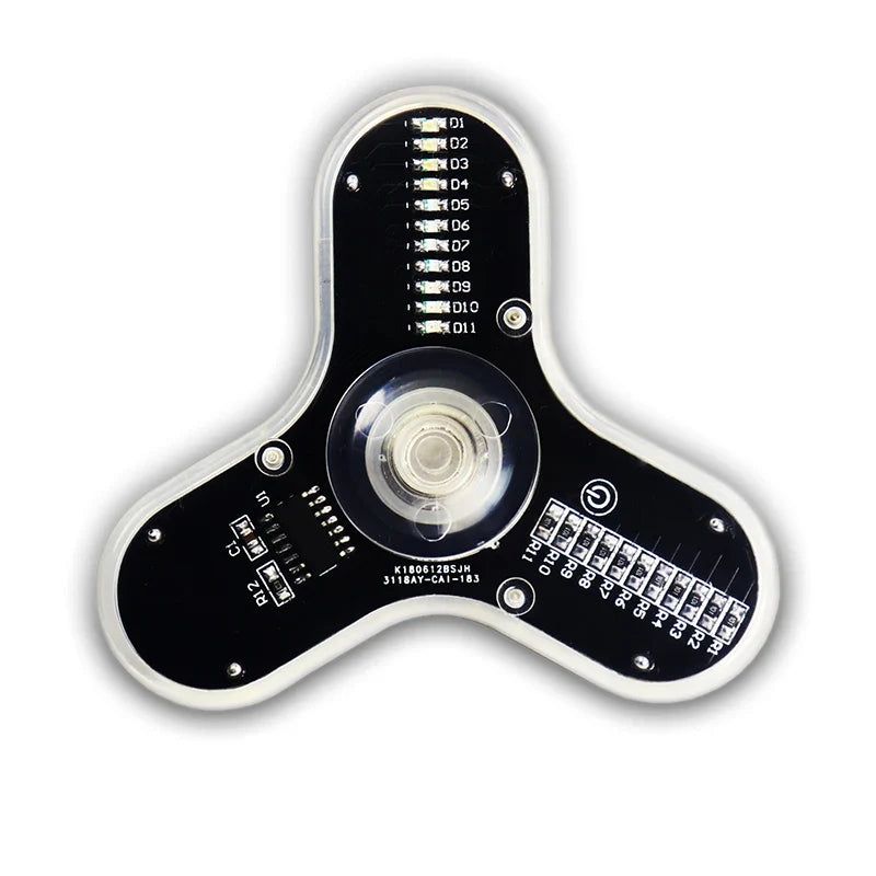LED Fingertip Gyro DIY Kit – Soldering Circuit Board Project