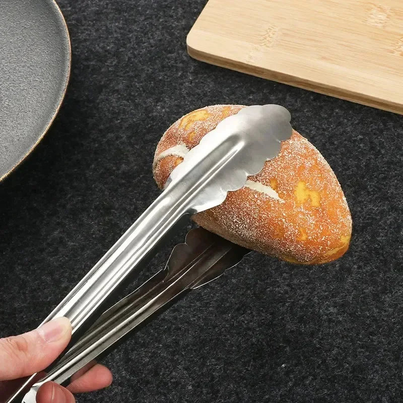 Stainless Steel Food Tongs – BBQ, Cooking & Serving Utensil