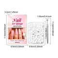 100-Piece Nail Art Sponges with Grabbing Pen | Gradient Manicure
