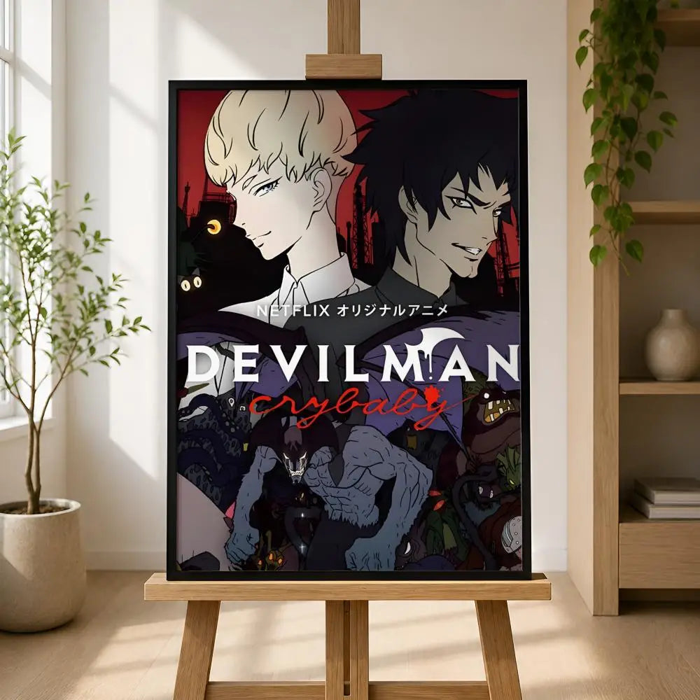Devilman Crybaby Anime Poster – Waterproof PVC Peel & Stick