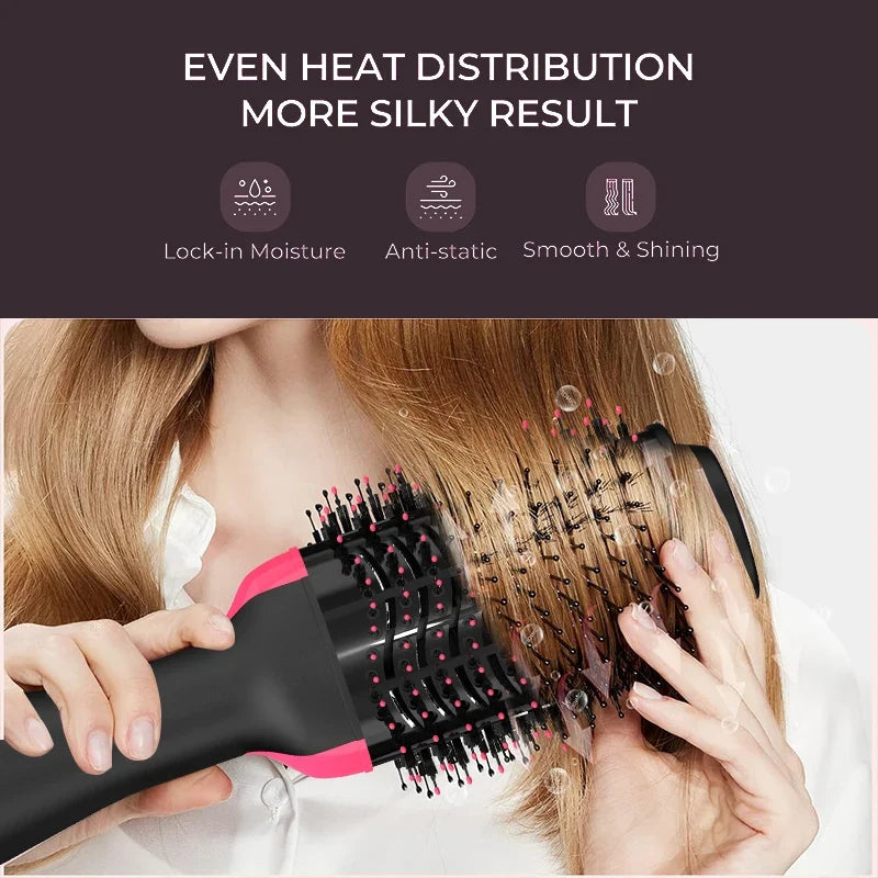 LISAPRO 2-in-1 Hot Air Brush Dryer & Volumizer Styler