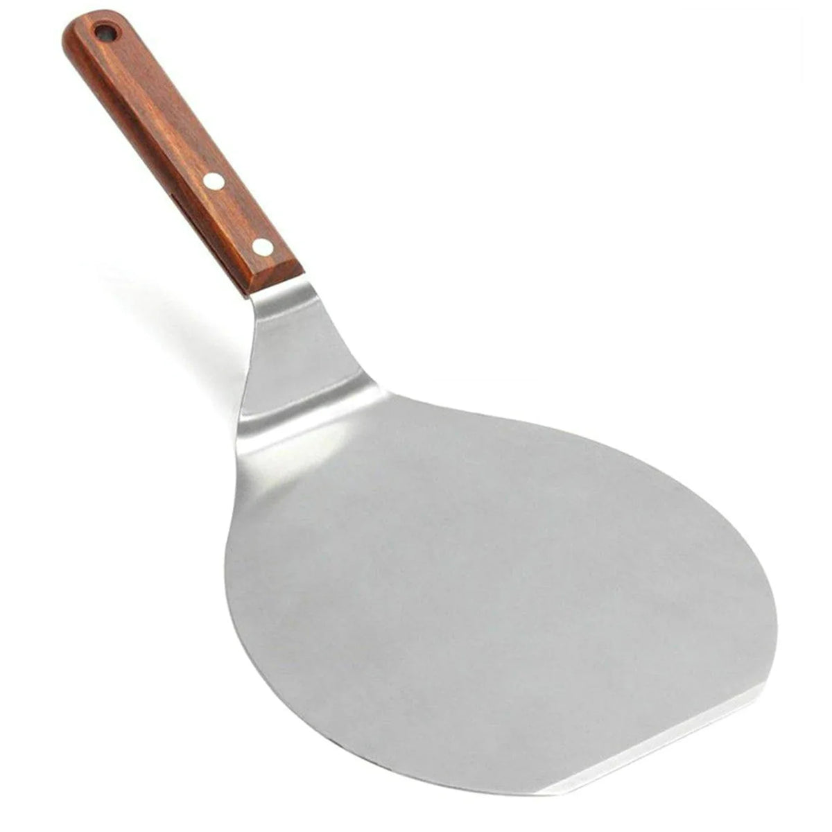 Stainless Steel Pizza Peel & Spatula with Wooden Handle