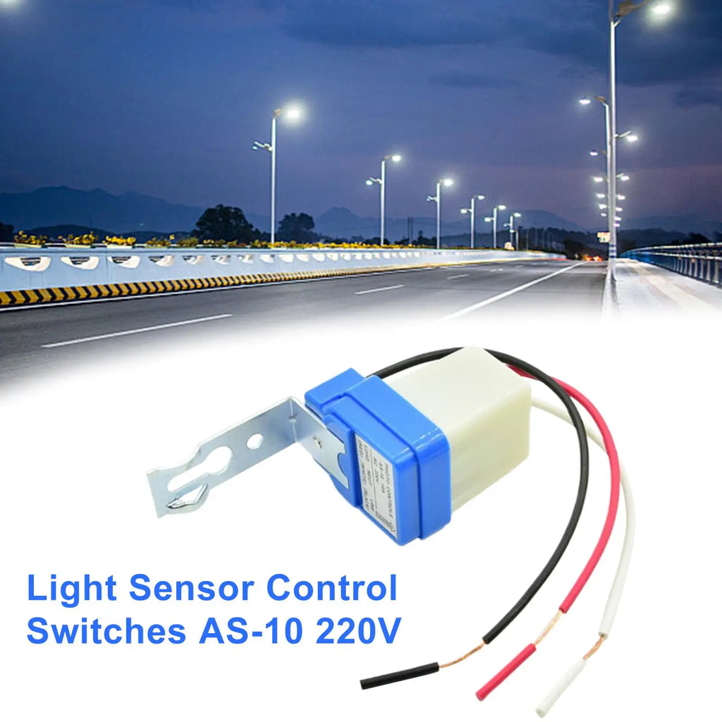 Photocell Street Light Auto Switch Sensor 12V–220V 10A IP44