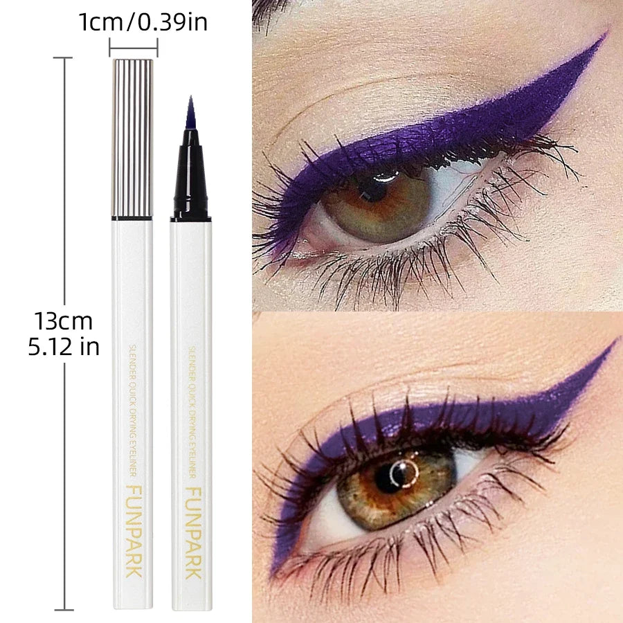 FUNPARK Purple Liquid Eyeliner Pen – Waterproof & Long-Lasting