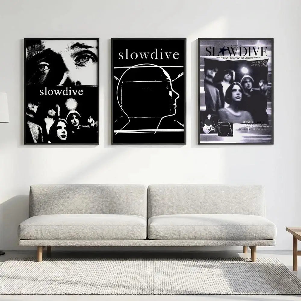 Slowdive Band Poster – HD Art Print Wall Decor