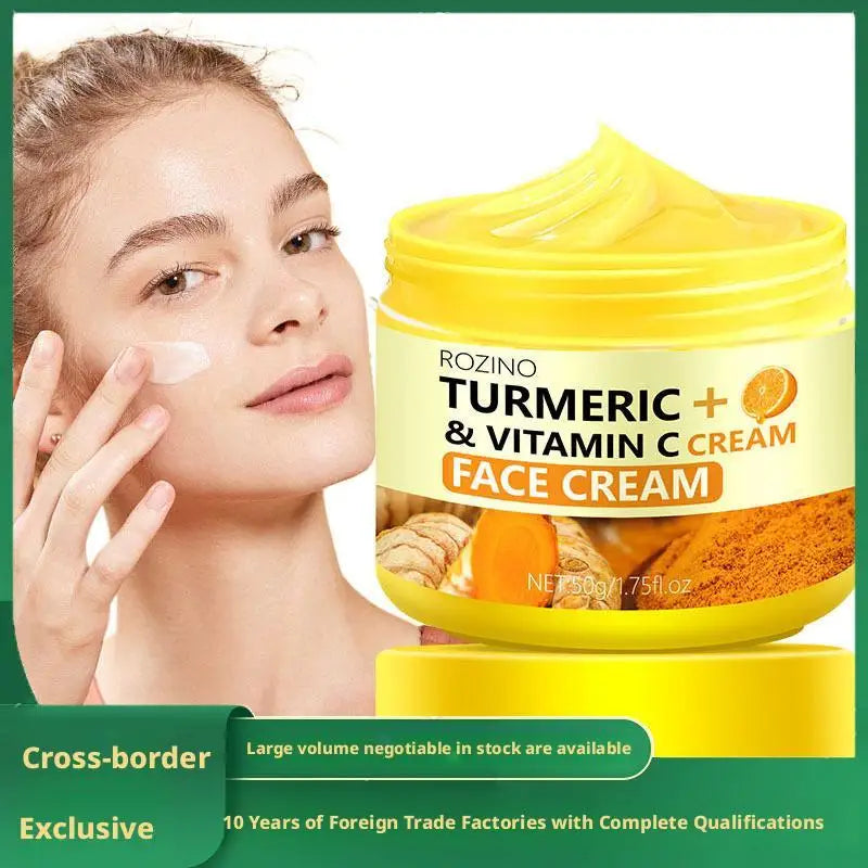 Turmeric VC Face Cream Firming Moisturizes Skin Leaving Fresh Non