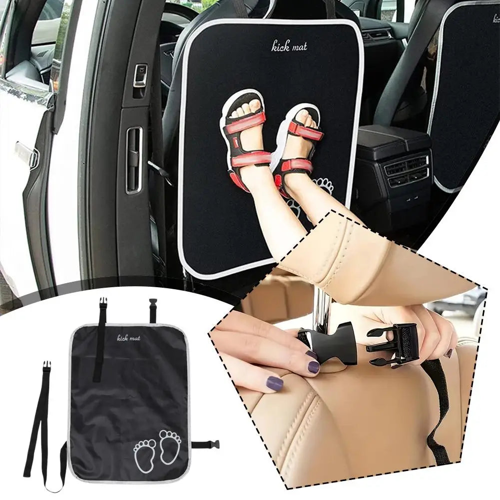 Car Seat Back Protector – Waterproof Anti-Kick Mat for Kids