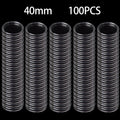 100-Pack Clear Coin Capsules 40mm | Collector Storage Cases