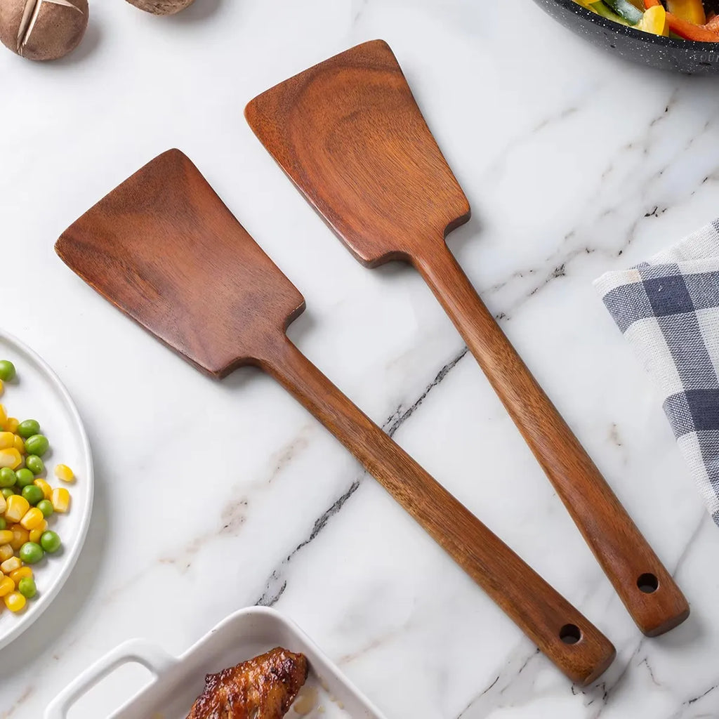 Wooden Spatula Non-stick Pan Special Cooking Utensil Home Kitchen Use