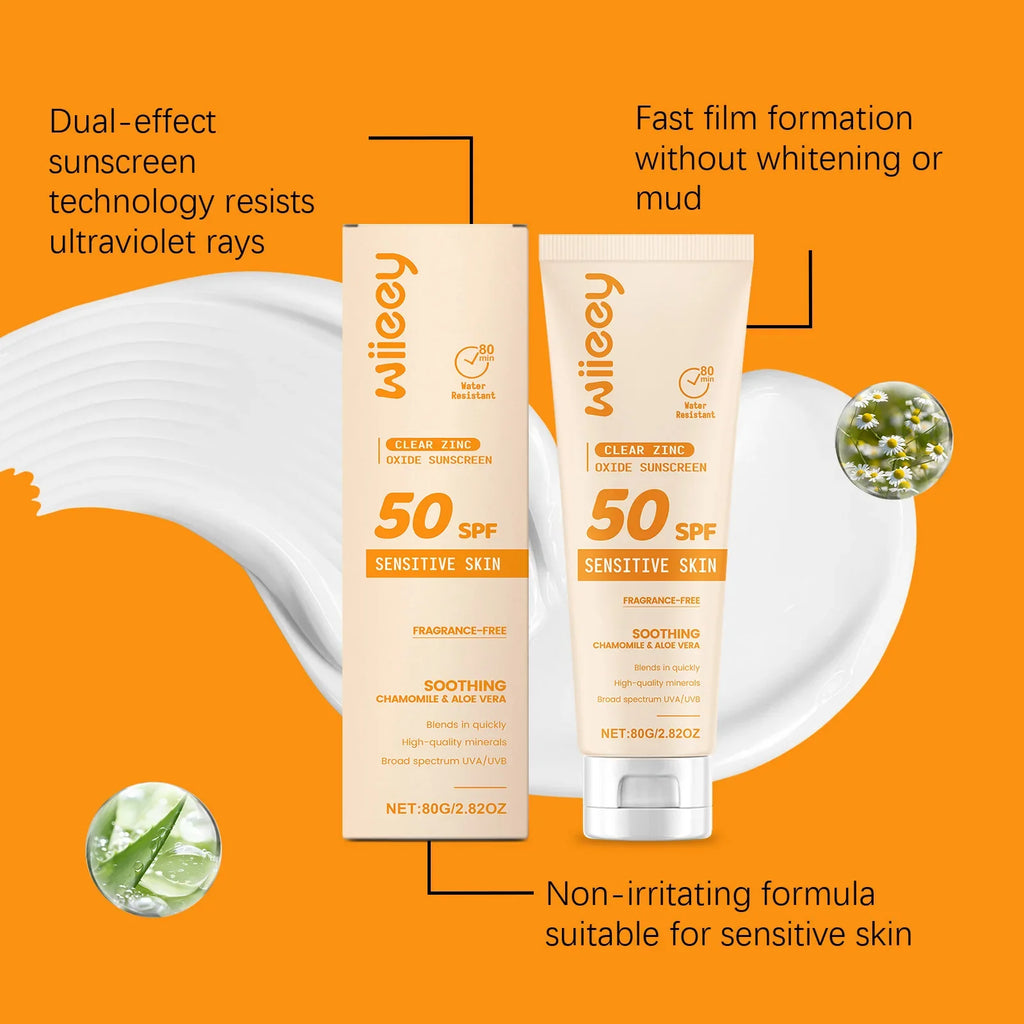 Wiieey SPF 50+ Kids Sunscreen Cream – Gentle UVA/UVB Protection