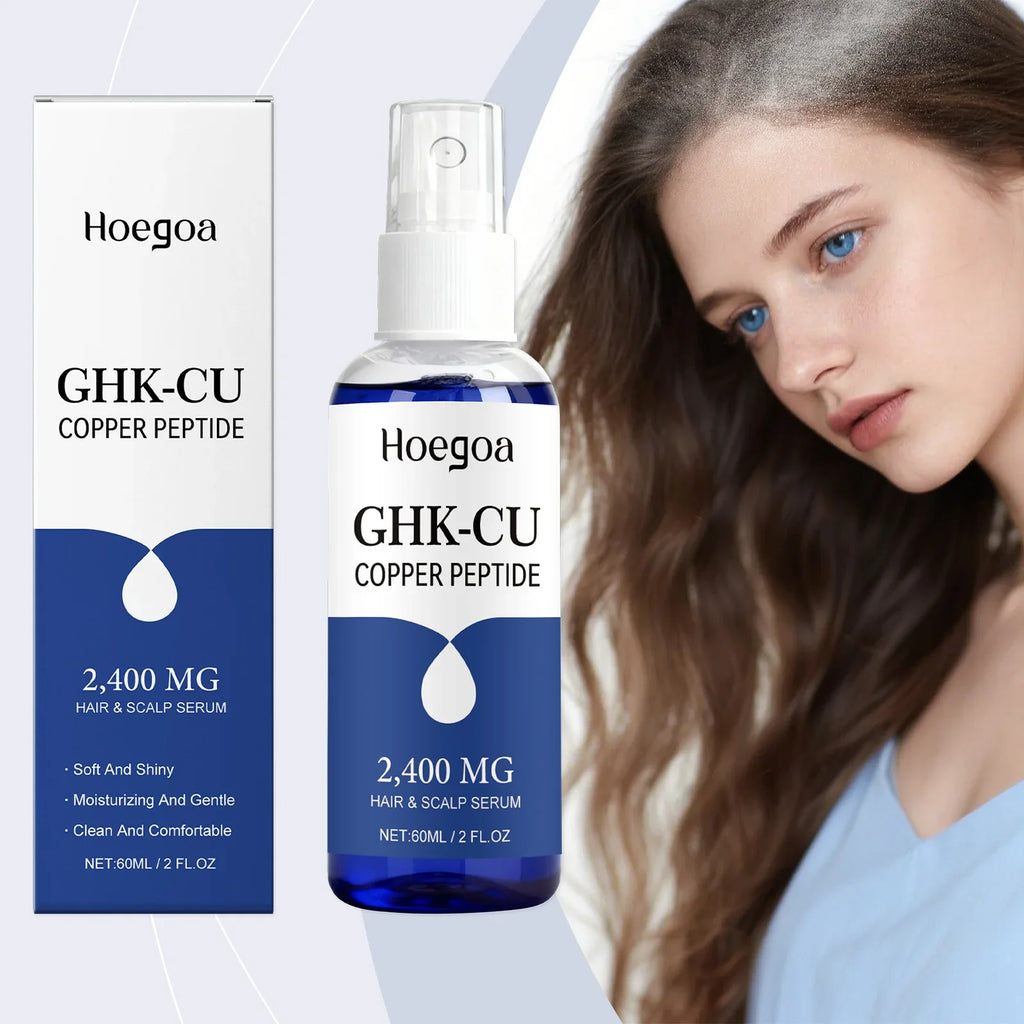 GHK-Cu Copper Peptide Hair Serum Spray 60ml – Strengthen & Nourish