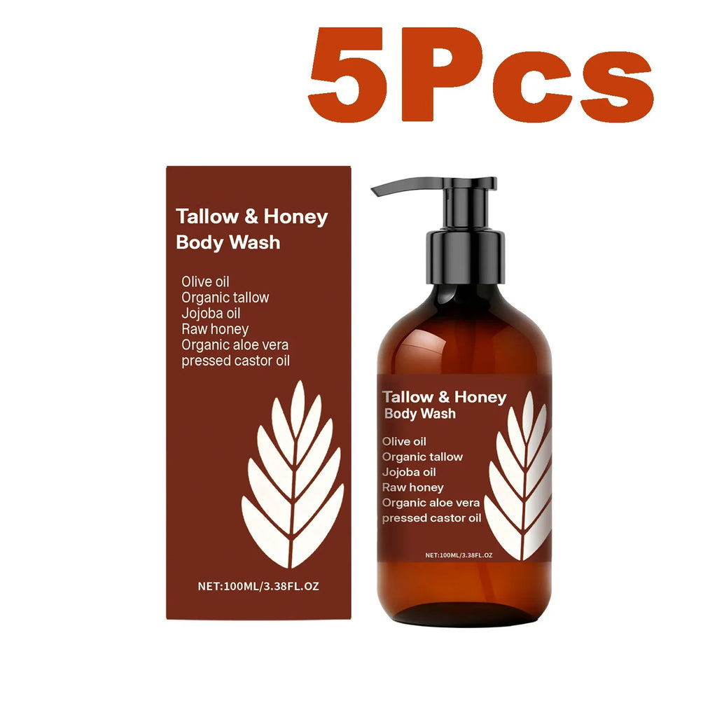 Hoygi Tallow & Honey Body Wash – Gentle Moisturizing Shower Gel