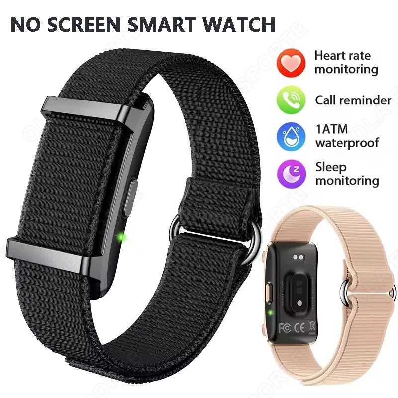 No Screen Men's Wrist Smartwatch Sports Outdoor Fitness Health