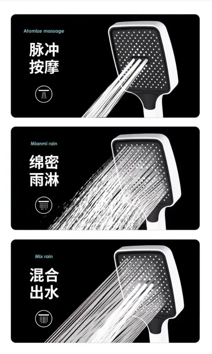 12-Inch Rainfall Shower Head – High Pressure & Water Saving Chrome