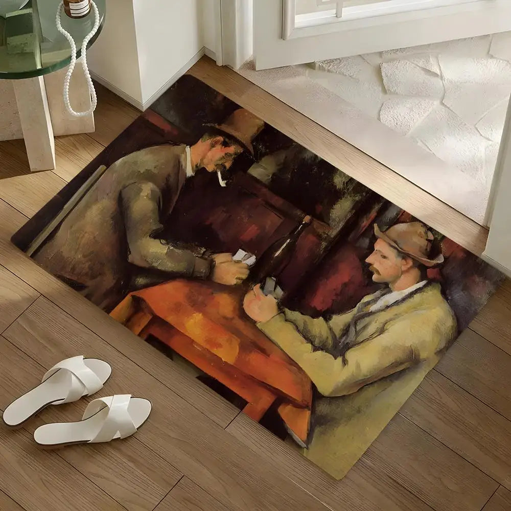 Diatomite Bath Mat – Quick Dry, Anti-Slip, Cézanne Art Design