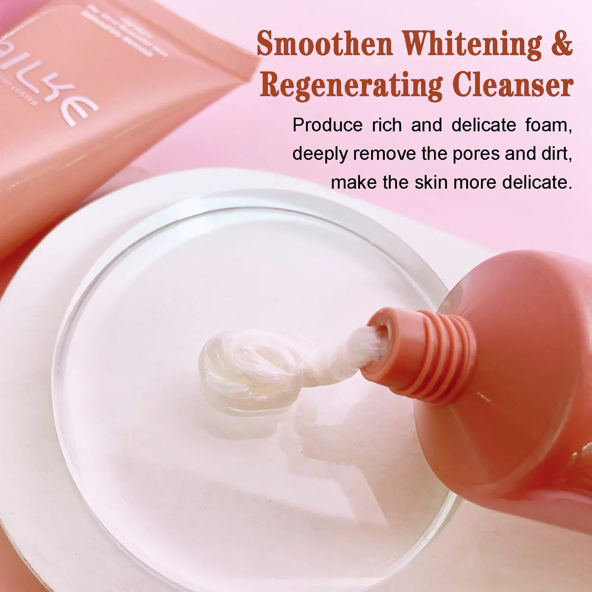 AILKE Rose Facial Cleanser – Brightening, Pore Cleansing, Oil Control