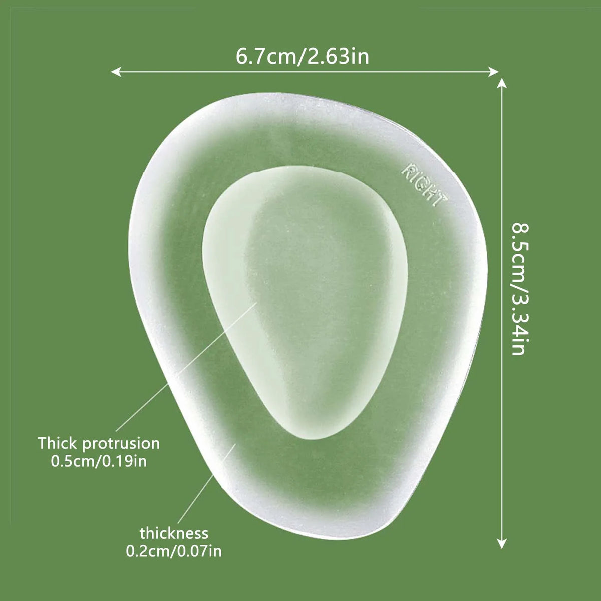 Metatarsal Gel Pads – Soft Ball of Foot Cushions | Forefoot Support