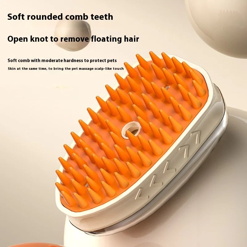 Multifunctional Pet Spray Massage Brush Cats Dogs Anti Flyaway
