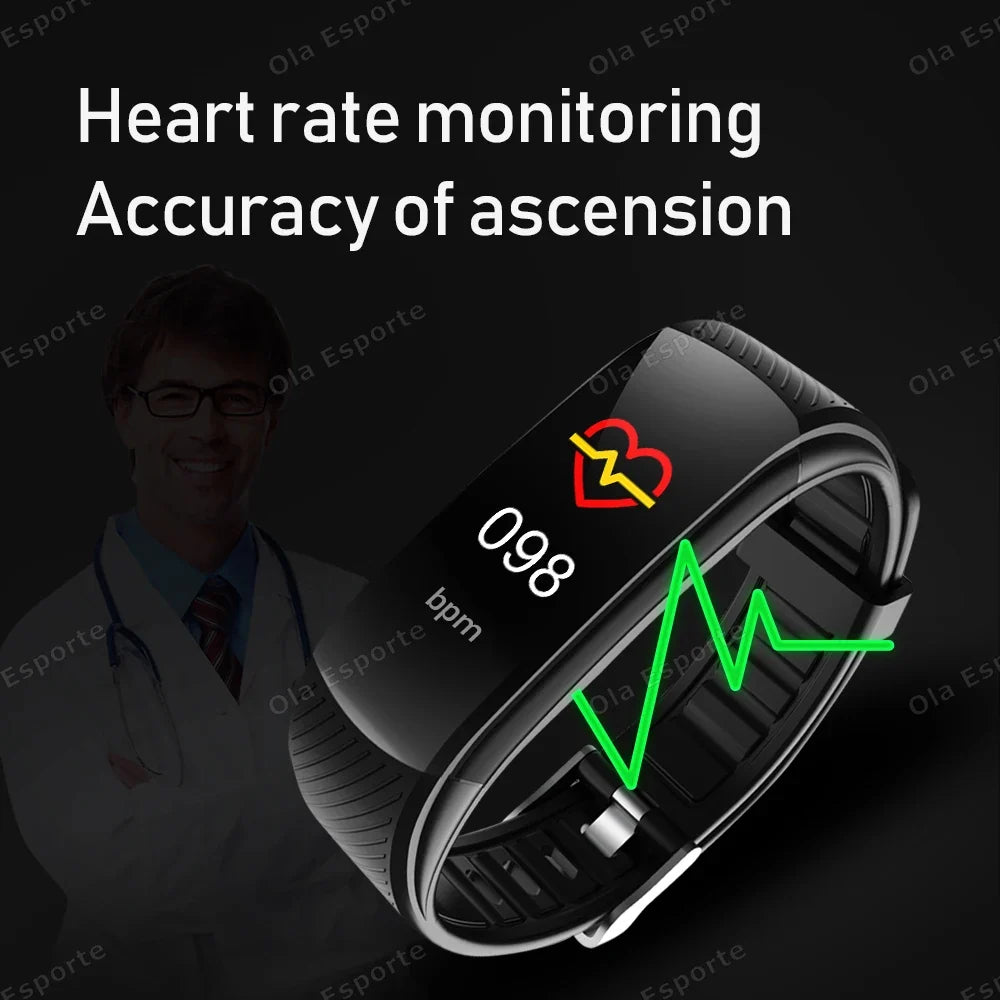 SM-R390 Smart Fitness Band – Heart Rate, Sleep & Step Tracker
