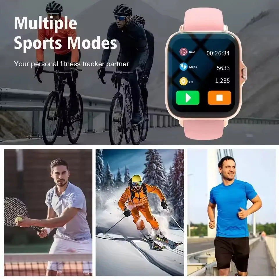 2026 Bluetooth Call Smart Watch Information Push Men Women Health