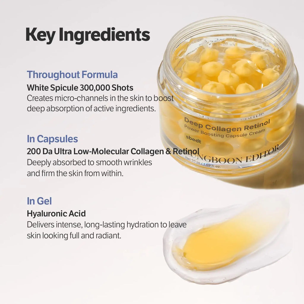 Korean Collagen Silk Peptide Serum | Retinol Brightening Ampoule