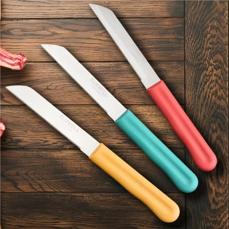 Stainless Steel Serrated Steak & Fruit Knife – Kitchen Knife Kit